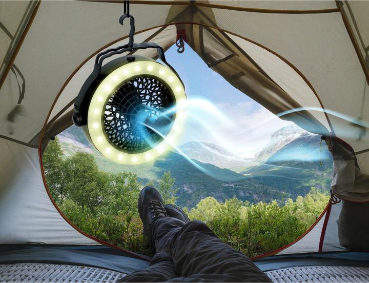 Produktbild Grundig Campinglampe mit Ventilator