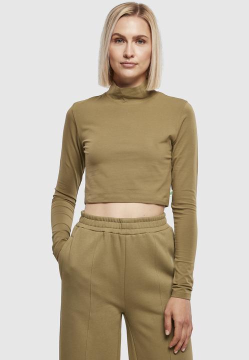 Produktbild Urban Classics Ladies Organic Cropped Turtelneck Longsleeve (4XL)