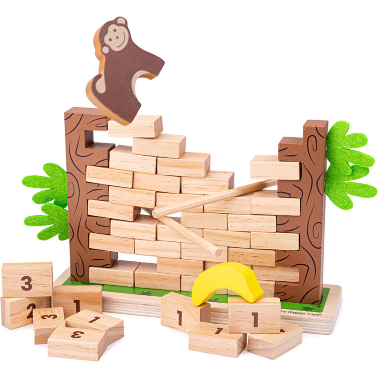 Thumbnail - Bigjigs Kinderspiel Jungle Crash aus Holz (Multilingual)