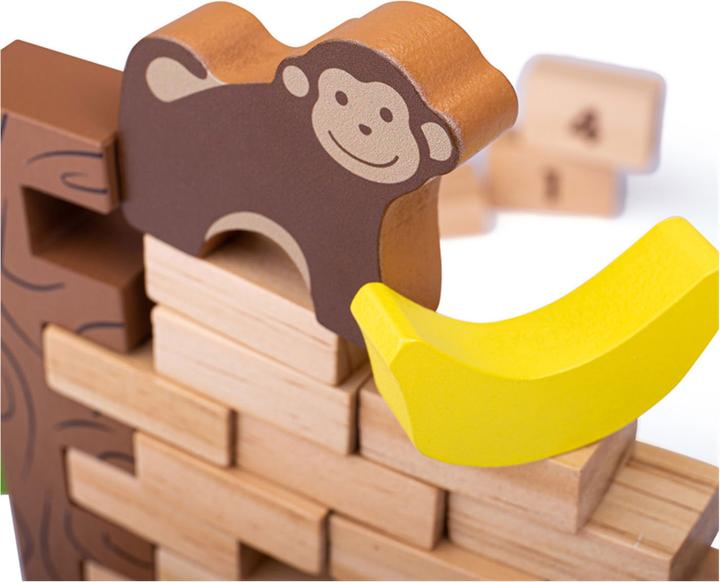 Image du produit Bigjigs Jeu pour enfants Jungle Crash en bois (Multilingue)