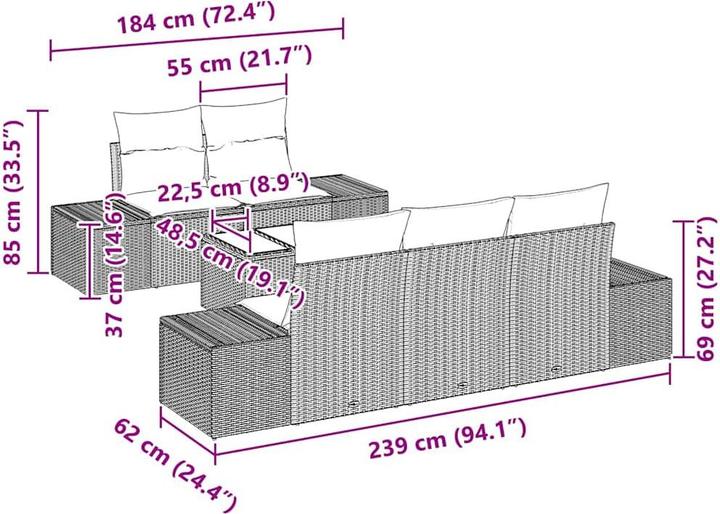 Produktbild vidaXL Aileen