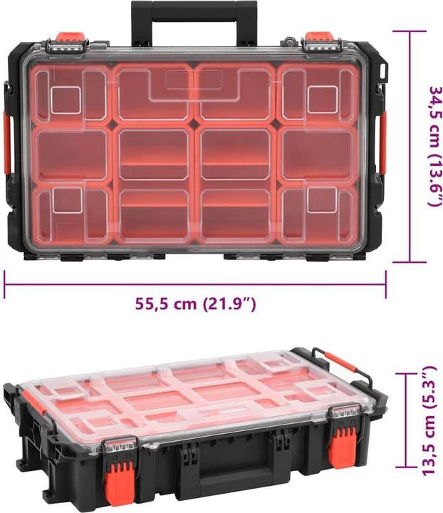 Produktbild VidaXL Koffer für Flugreise Tragbar PP (Fotokoffer, 14 l)