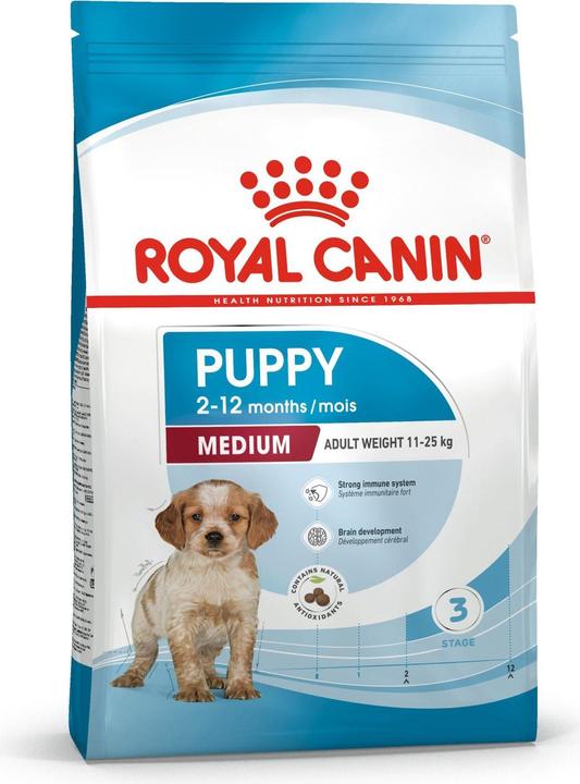 Image du produit Royal Canin pour chiots de taille moyenne Medium Puppy. Poids - 1kg. (Chiot + chaton, 1 pcs, 1000 g)