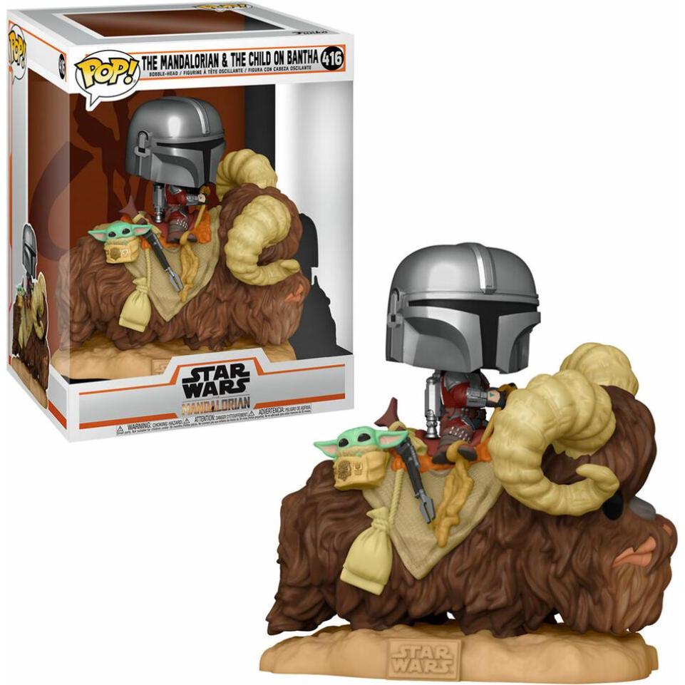 Thumbnail - Funko POP! - Star Wars - The Mandalorian: Mandalorian on Wantha with Child