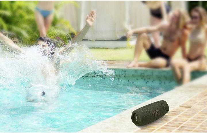 Actual product image No Name Charge 5 Bluetooth® Lautsprecher Outdoor, staubfest, Wasserfest Grün (20 h)
