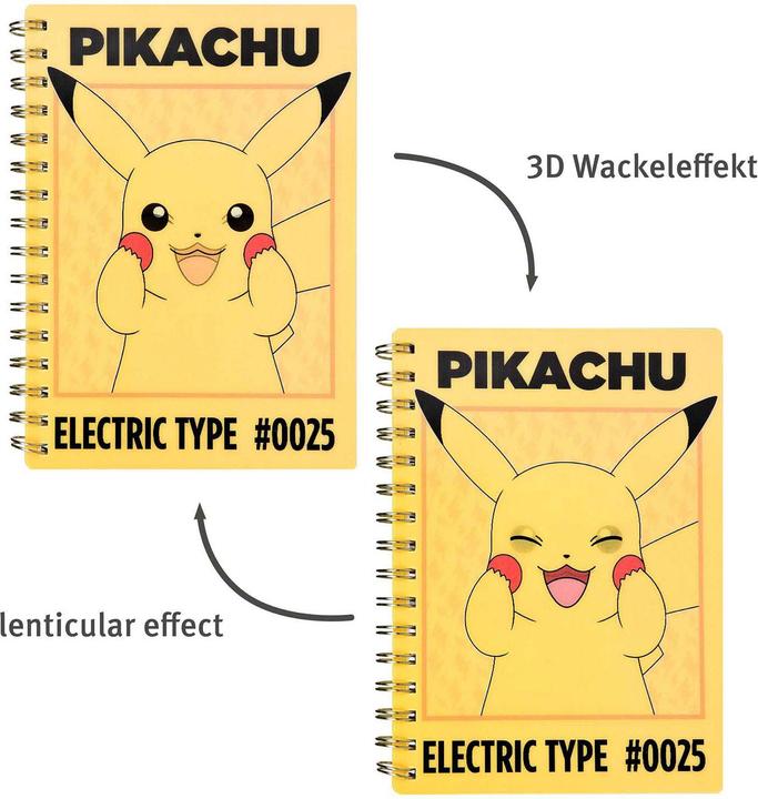 Produktbild Undercover Pikachu-Notizbuch