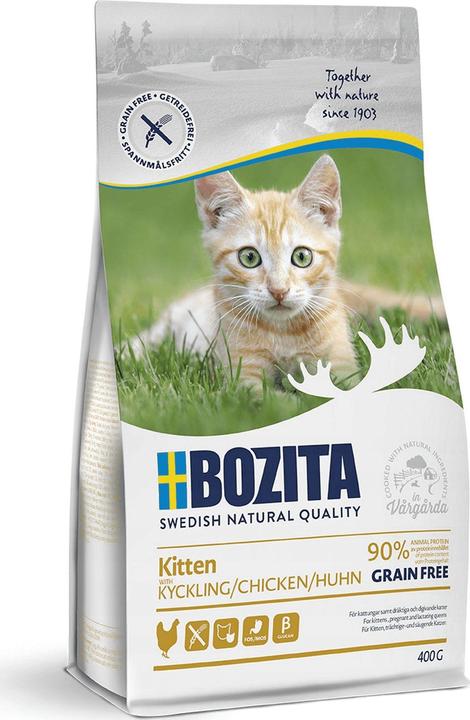 Produktbild Bozita - Kitten Grain free chicken 400g (Welpe + Kitten, 1 Stk., 400 g)