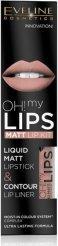 Produktbild Eveline Oh My Lips lipstick 4.5 ml + pencil 08 Lovely Rose (08 Lovely Rose)