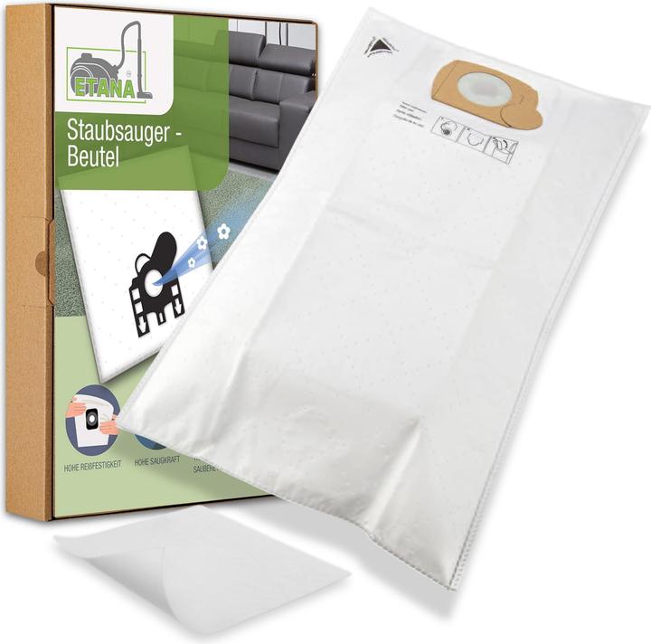Etana I 20 Staubsaugerbeutel ähnlich KFI 357, passend für Kärcher WD2Plus I Staubbeutel (20x)