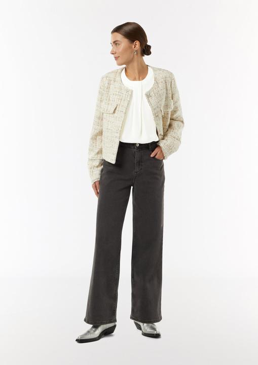 Produktbild Comma Bluse Crêpe-Top mit Faltendetail (38)