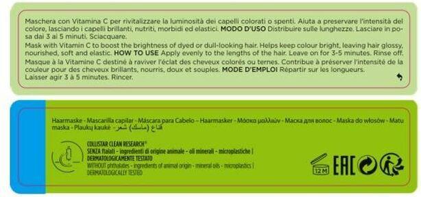 Produktbild Collistar Hair Care Vitamin C Mask Brightness Revit 200 ml (200 ml)