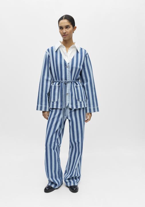 Actual product image Object Gestreifte Jeansjacke (40)