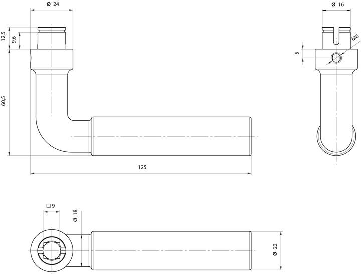 Immagine prodotto Mega Maniglie per porta 32.200 / 33.200 (Maniglia della porta)