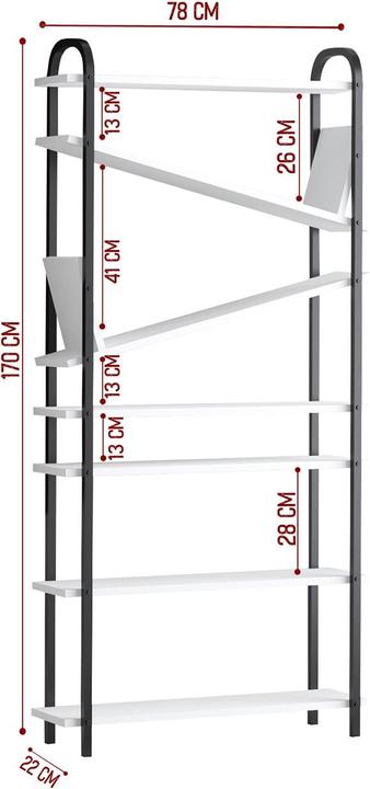Actual product image Homitis Verso Bookshelf
