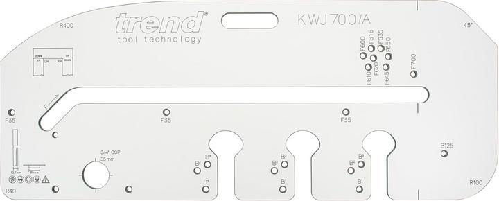 Actual product image Trend Precision Mason Mitre Joint Router Bit for Kitchen Worktops