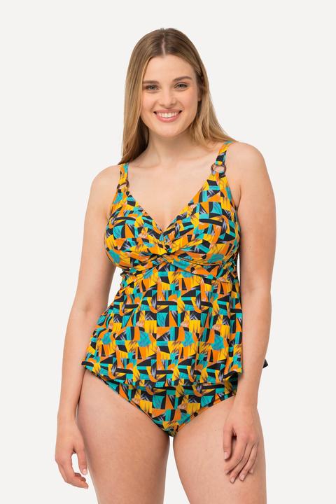 Immagine prodotto Ulla Popken Tankini con stampa astratta, coppe morbide e materiale riciclato (56)