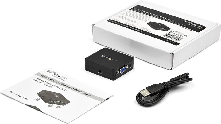 Produktbild StarTech .com 1080p VGA to RCA and S-Video Converter (Kamera Konverter)