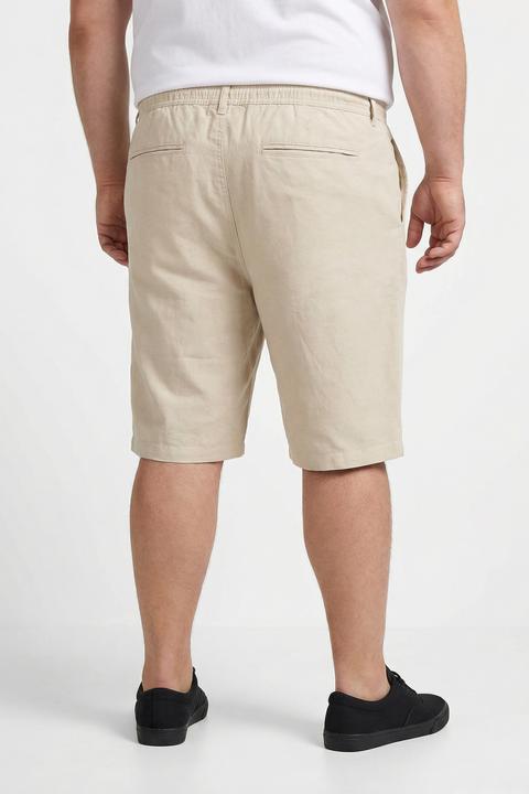 Produktbild Men+ Leinenmix-Bermuda, Relaxed Fit, Elastikbund (5XL)