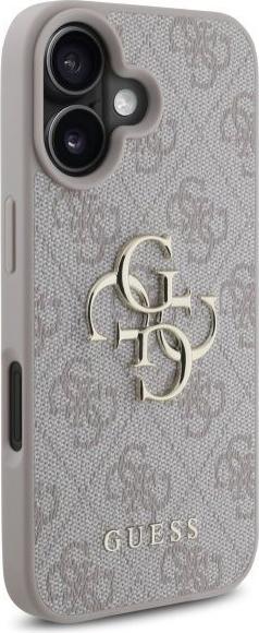 Productafbeelding Guess GUHCP16M4GMGPI iPhone 16 Plus 6,7" różowe/roze hardcase 4G Groot Logo (Apple iPhone 16 Plus)