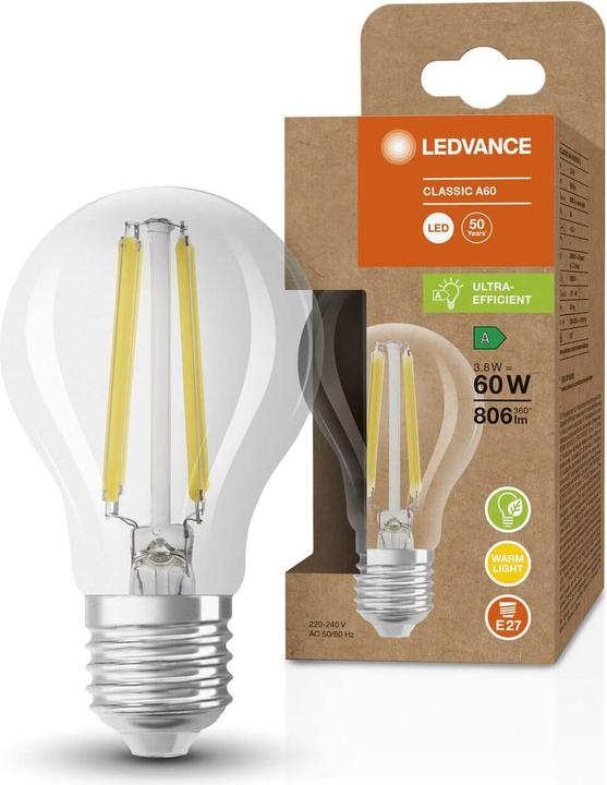 Produktbild Ledvance LED-Lampe (E27, 3.80 W, 806 lm, 1 x, A)