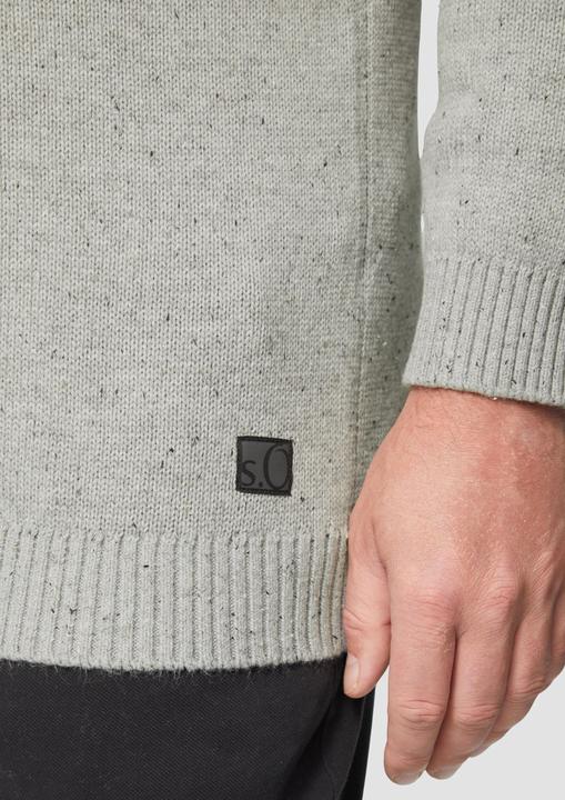 Produktbild S.Oliver Strickpullover Crew-Neck-Pullover mit Farbeffekt (3XL)