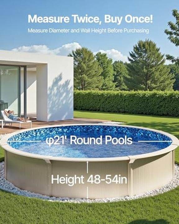 Actual product image Vevor Round Pool Liner