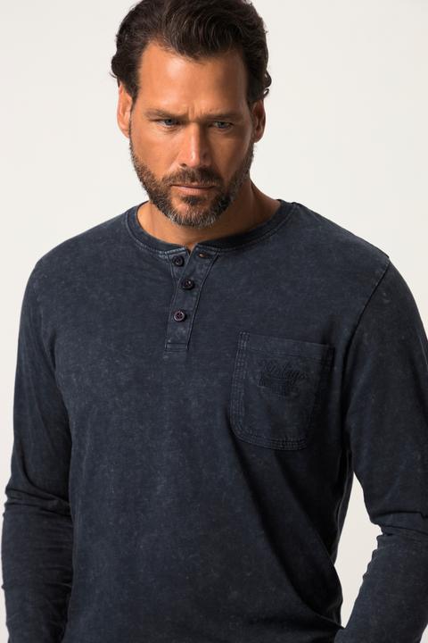 Actual product image JP1880 Long Sleeve Henley (XXL)