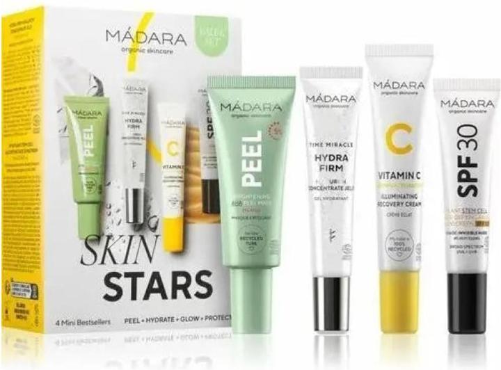Produktbild Madara Bio Natural Skin Stars 4 Mini Bestseller Set - Facial Skincare Set (Gesichtspflege Set)