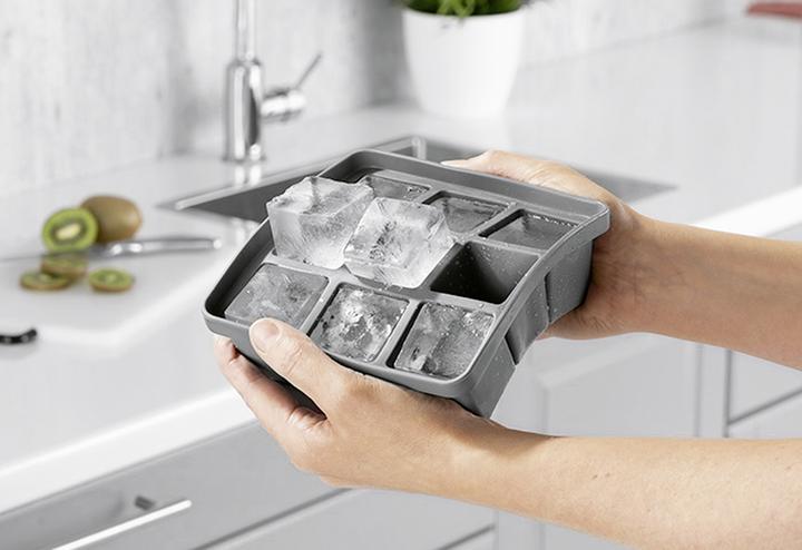 Actual product image APS Ice cube mould, set of 2, 9 ice cubes each