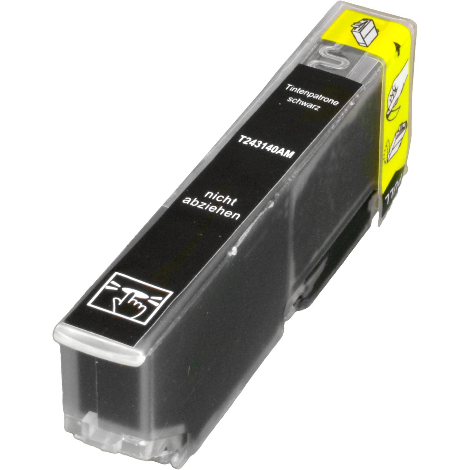 Thumbnail - Ampertec, Druckerpatrone, Tinte ersetzt Epson C13T24314010 schwarz 24XL (BK)