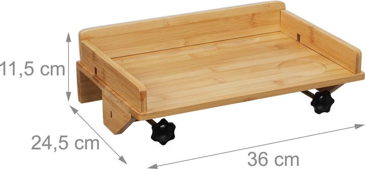Actual product image Relaxdays Bettablage (36 x 24.5 x 11.5 cm)