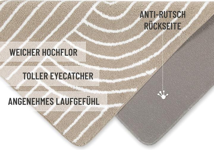Produktbild Wecon Home Basics Badteppich Hilda (100 x 60 cm)