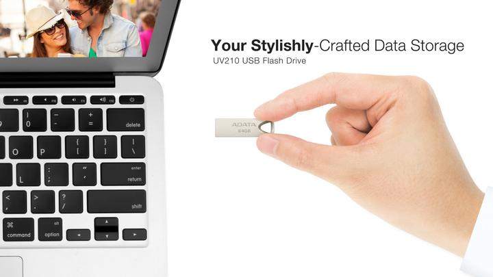 Actual product image Adata UV210 USB Flash Drive (64 GB, USB-A)
