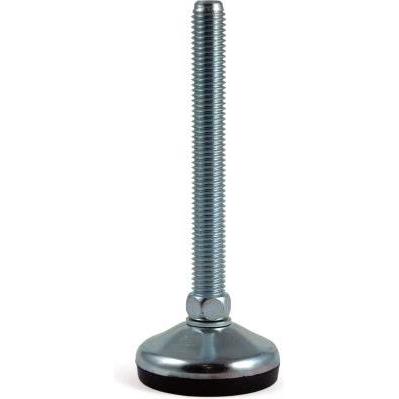 Rs Pro, Möbelgleiter + Schutzpuffer, Verstellbarer Fuss M12 x 100mm, bis 700kg Weichstah