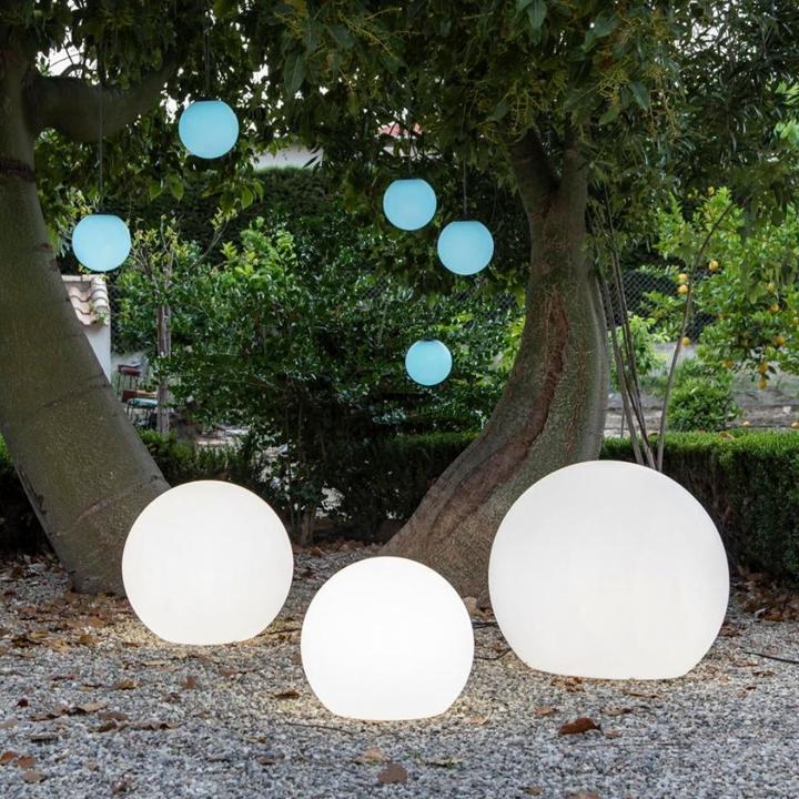 Produktbild Newgarden BULY 40 LED Kugelleuchte, runde Gartenleuchte 40cm E27 Innen & Aussen IP65 (600 lm, E27, IP65)