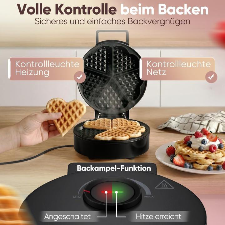 Image du produit Clatronic Waffeleisen Herzform