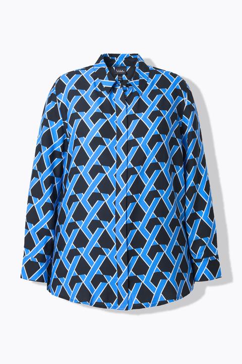 Immagine prodotto Ulla Popken Camicia con stampa grafica, colletto da camicia e maniche lunghe (62)