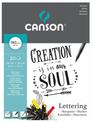 Produktbild Canson Letteringblock (Spezial, Harter Einband)