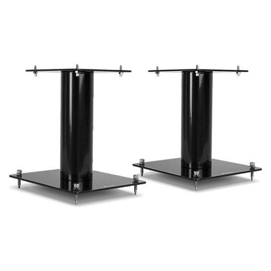 NorStone Stylum S Lautsprecherständer (1 Paar, Ständer), Lautsprecher Ständer + Wandmontage, Schwarz