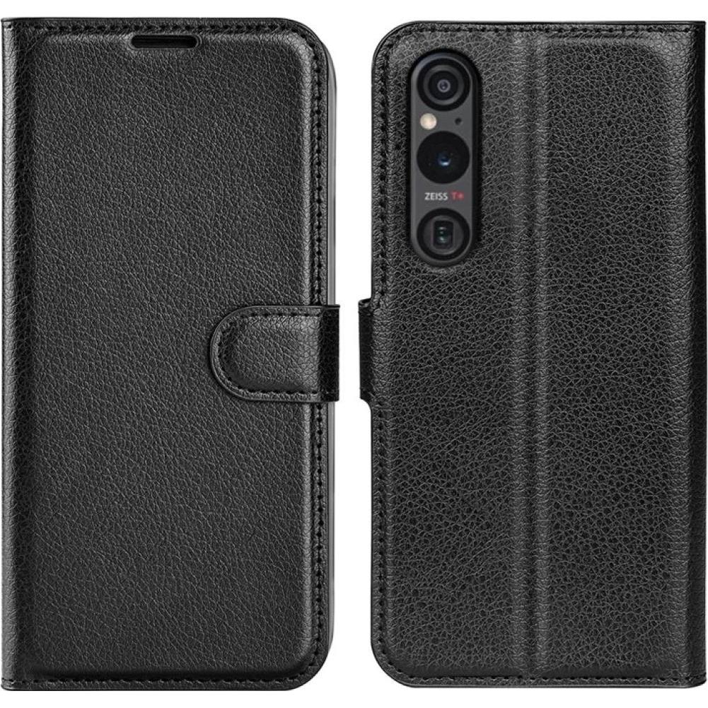 Screenguard Sony Xperia 1 VI Leather Guard Lederhülle (Sony Xperia 1 VI), Smartphone Hülle, Schwarz