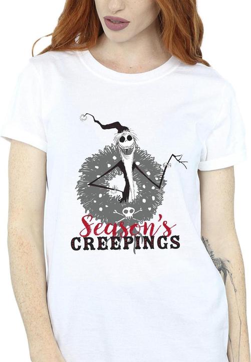 Produktbild Disney The Nightmare Before Christmas Seasons Creepings Wreath TShirt (4XL)