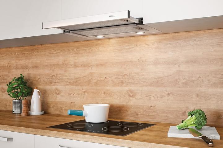 Produktbild Wesco Einbauhaube EVM 205-60 mit Griffleiste weiss (4010763)