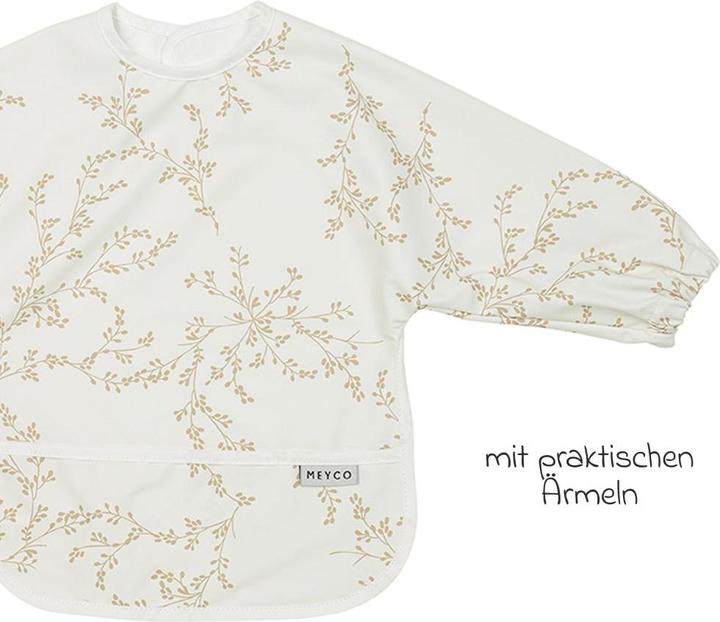 Actual product image Meyco Branches sleeve bib (9 months)