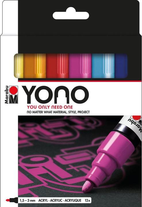 Actual product image Marabu Yono set (Multicoloured, 3 mm, 12 x)