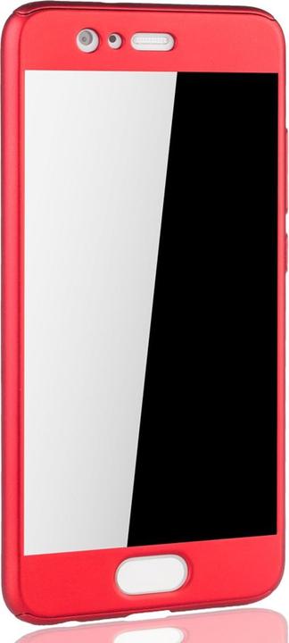 Actual product image König Design Case Mobile Protection for Huawei P10 Full Case Cover Screen Protector Bag 360 Red (Haier P10)
