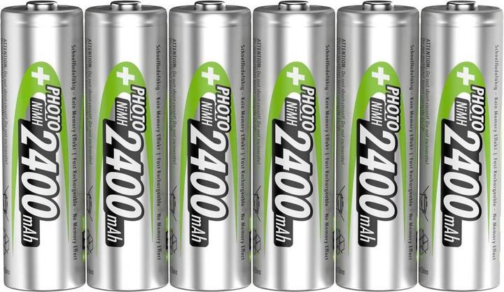 Ansmann Mignon (AA)-Akku NiMH 4 + 2 gr (6 Stk., AA, 2400 mAh)