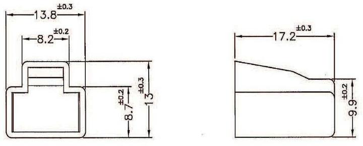Produktbild Delock RJ-45 Staubschutz, 10 Stück (Blindmodul)