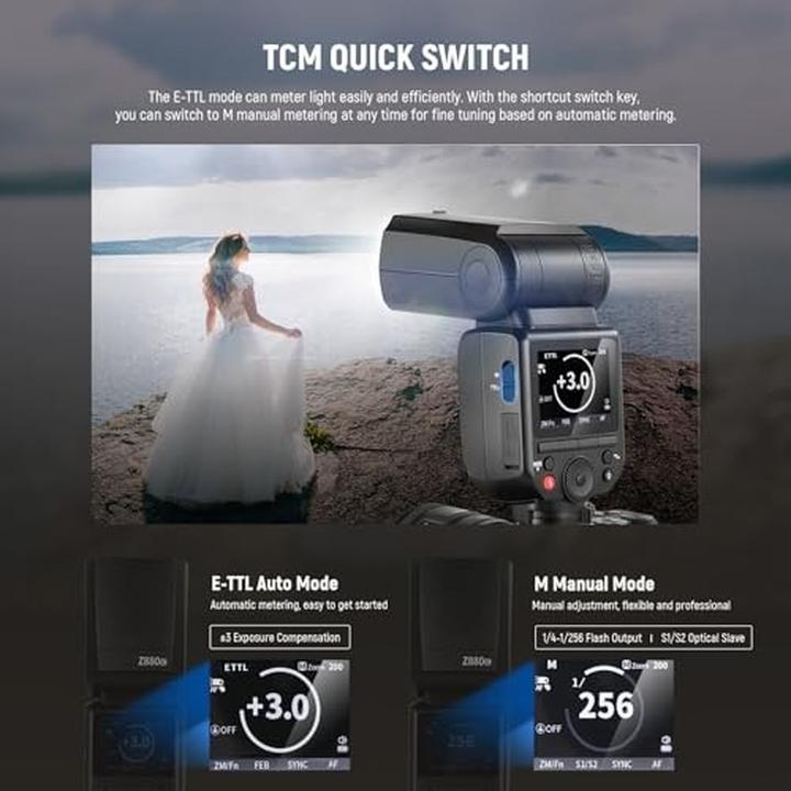 Actual product image Neewer Z880C Camera Flash (Plug-on flash, Canon)