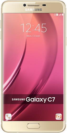 Produktbild Samsung Galaxy C7 (64 GB, Gold, 5.70", Dual SIM, 4G)