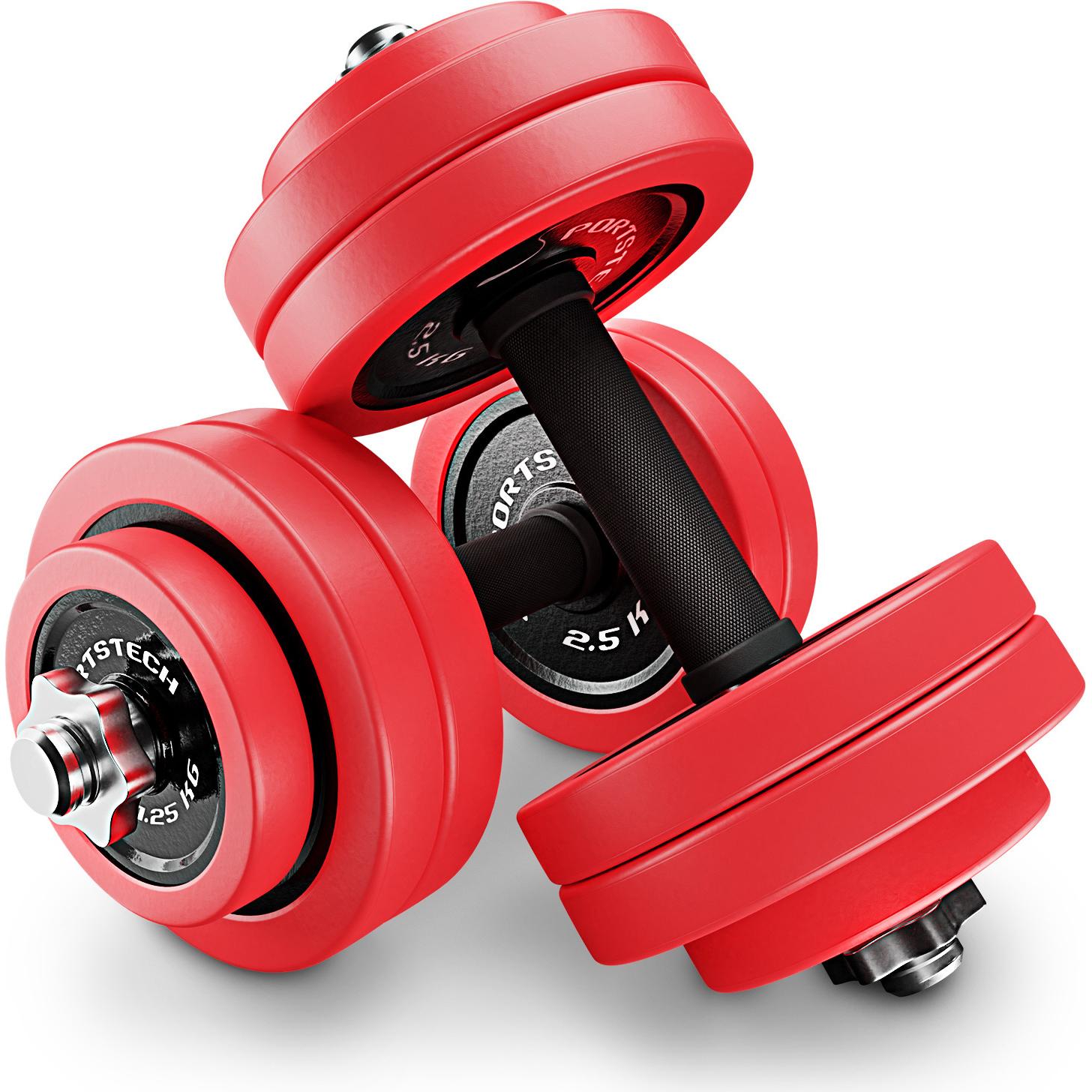 Sportstech, Hanteln, (4 x 2.5 kg, 4 x 1.25 kg)